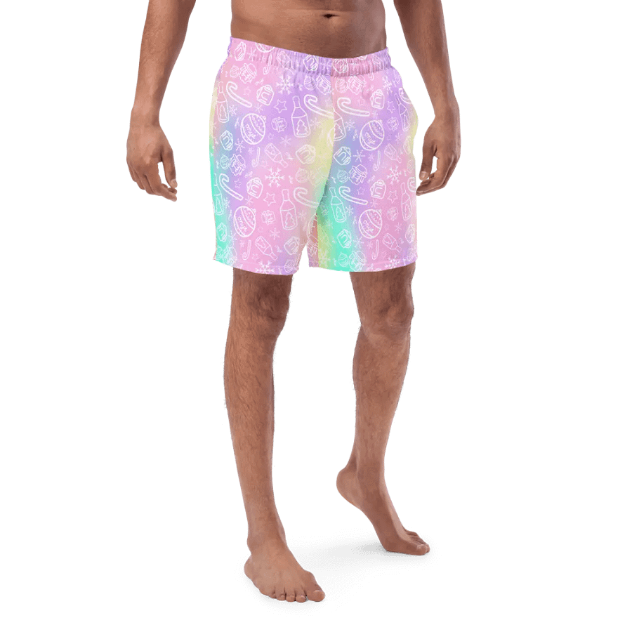 Limited Edition Christmas Tie Die Swim Shorts product image (1)