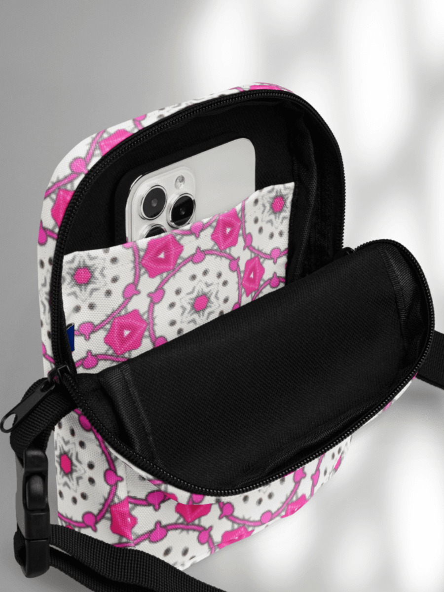 Symmetric Pink Geometric Crossbody Bag product image (3)