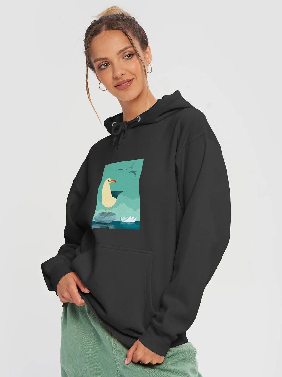 Minimalist Seagull On A Rock Hoodie product image (23)