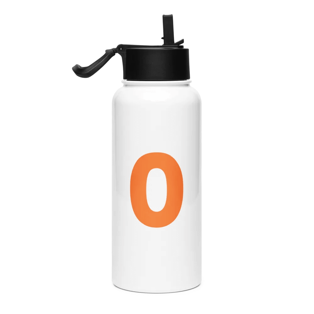 Water Bottle "Stay Cool, Keep Reading" Orange product image (3)