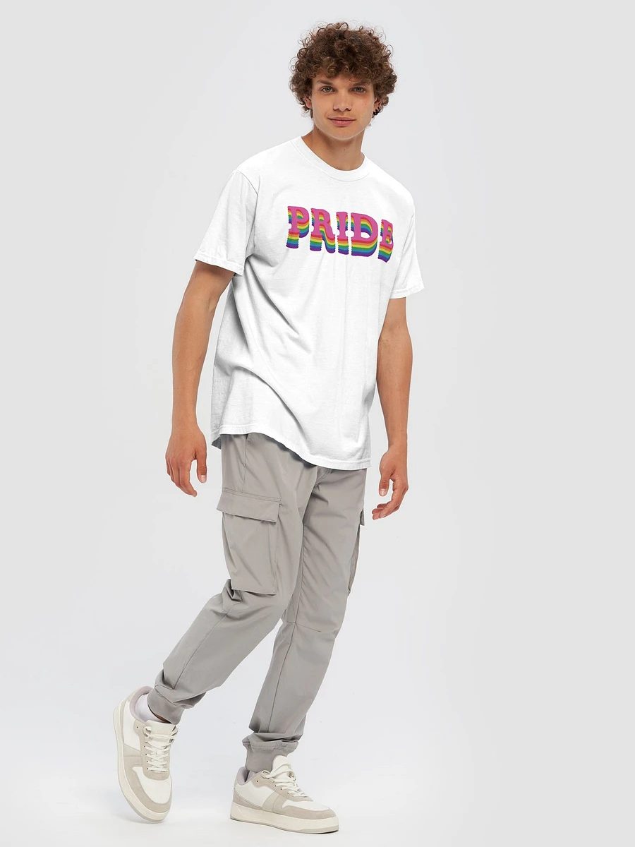PRIDE Stacked (8-Color Rainbow) - T-Shirt product image (7)