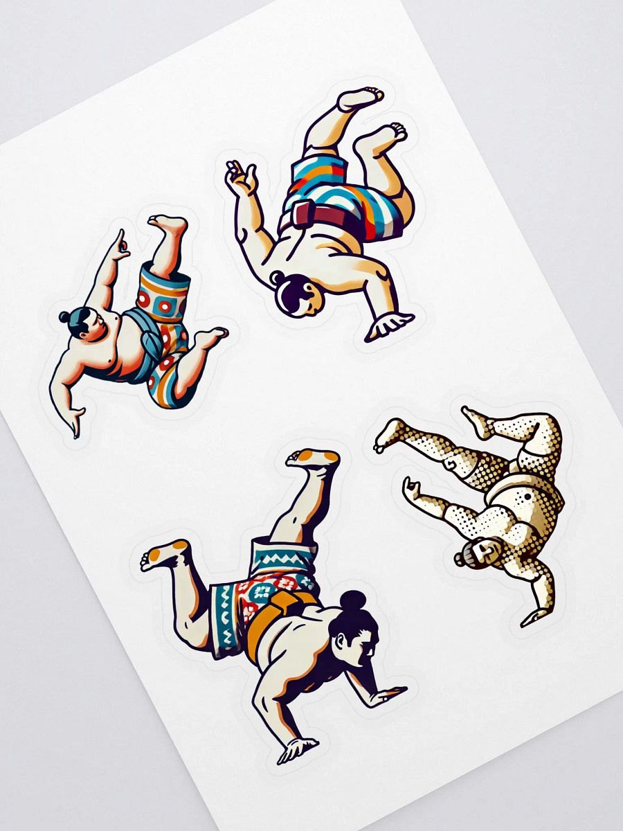 Sumo B-Boy Sticker Set product image (1)