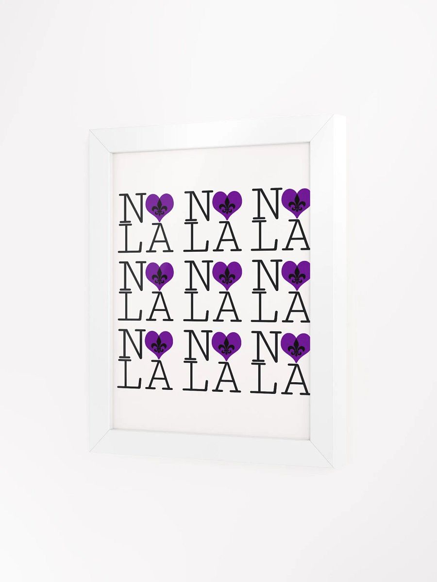 I LOVE NOLA **LEGACY POSTER** (PURPLE HEART) product image (3)