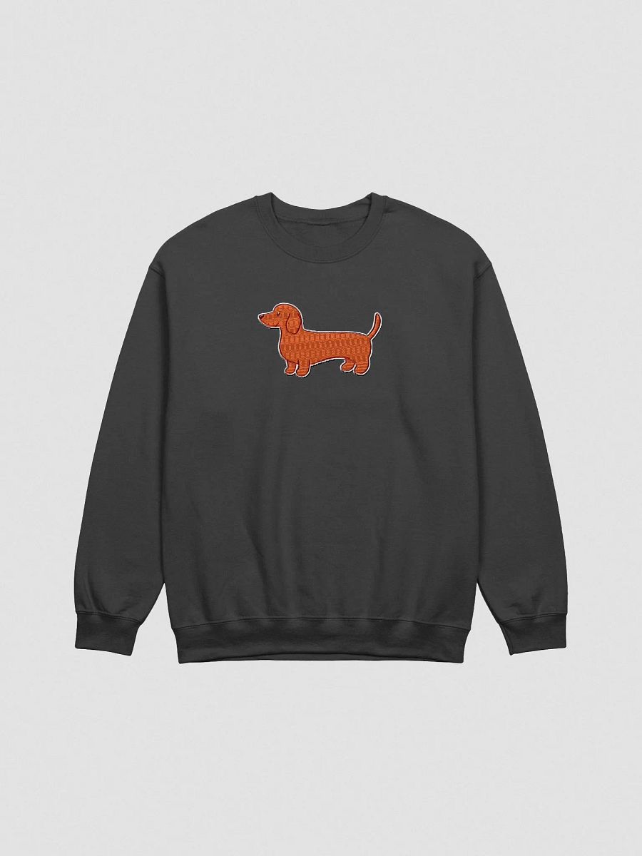 Red Dachshund Embroidered Crewneck Sweatshirt product image (2)