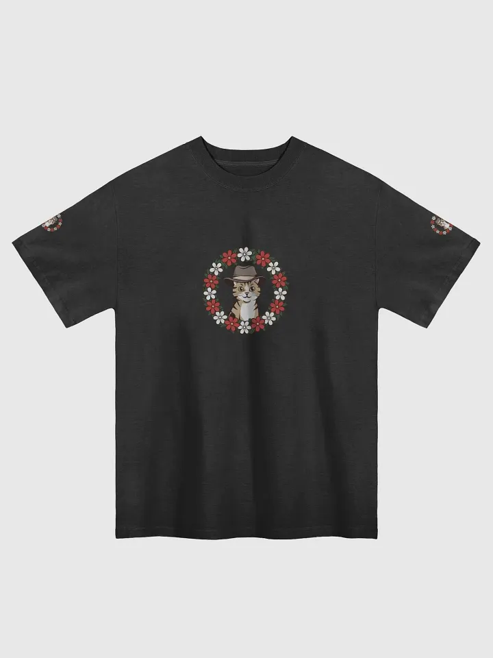 Feline Finesse Floral T-Shirt product image (1)
