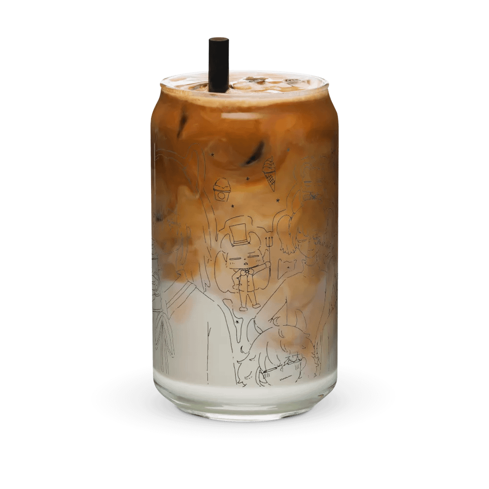 Hungry Demon & Friends Can-Shaped Glass product image (7)