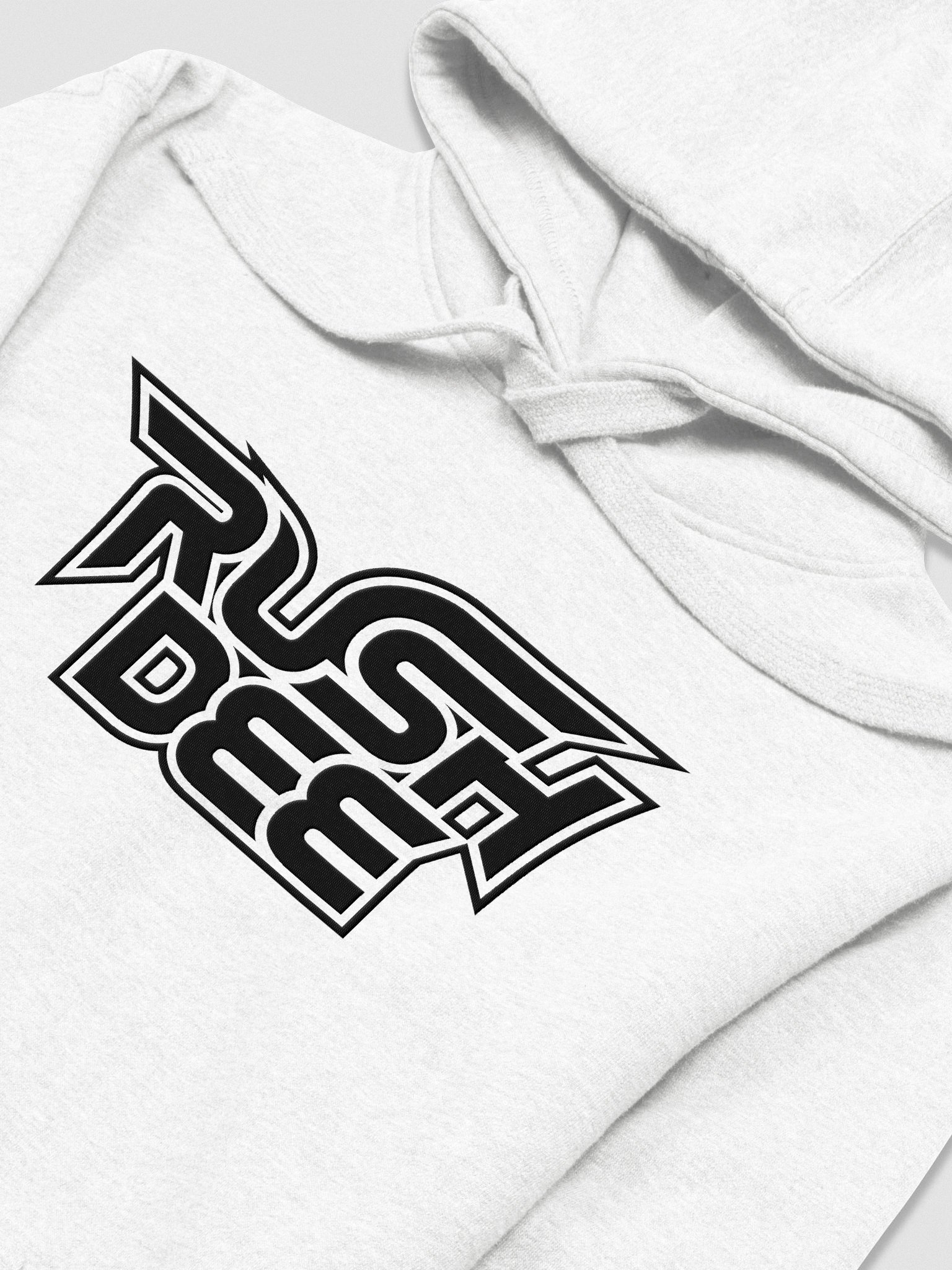 Rush Dee Logo Hoodie White bestickt product image (3)
