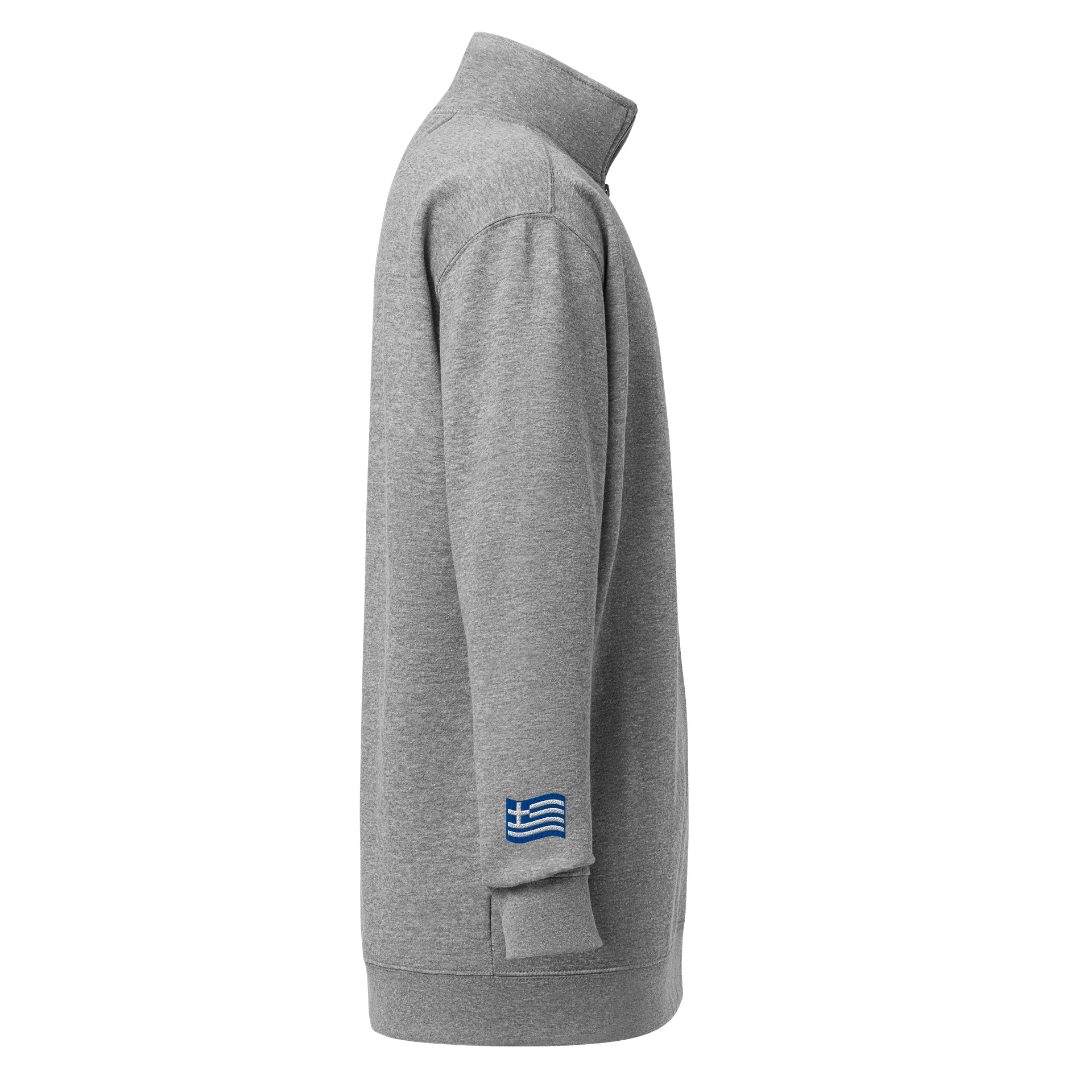 HDNJ & Greek Flag Embroidered Fleece 1/4 Zip product image (2)