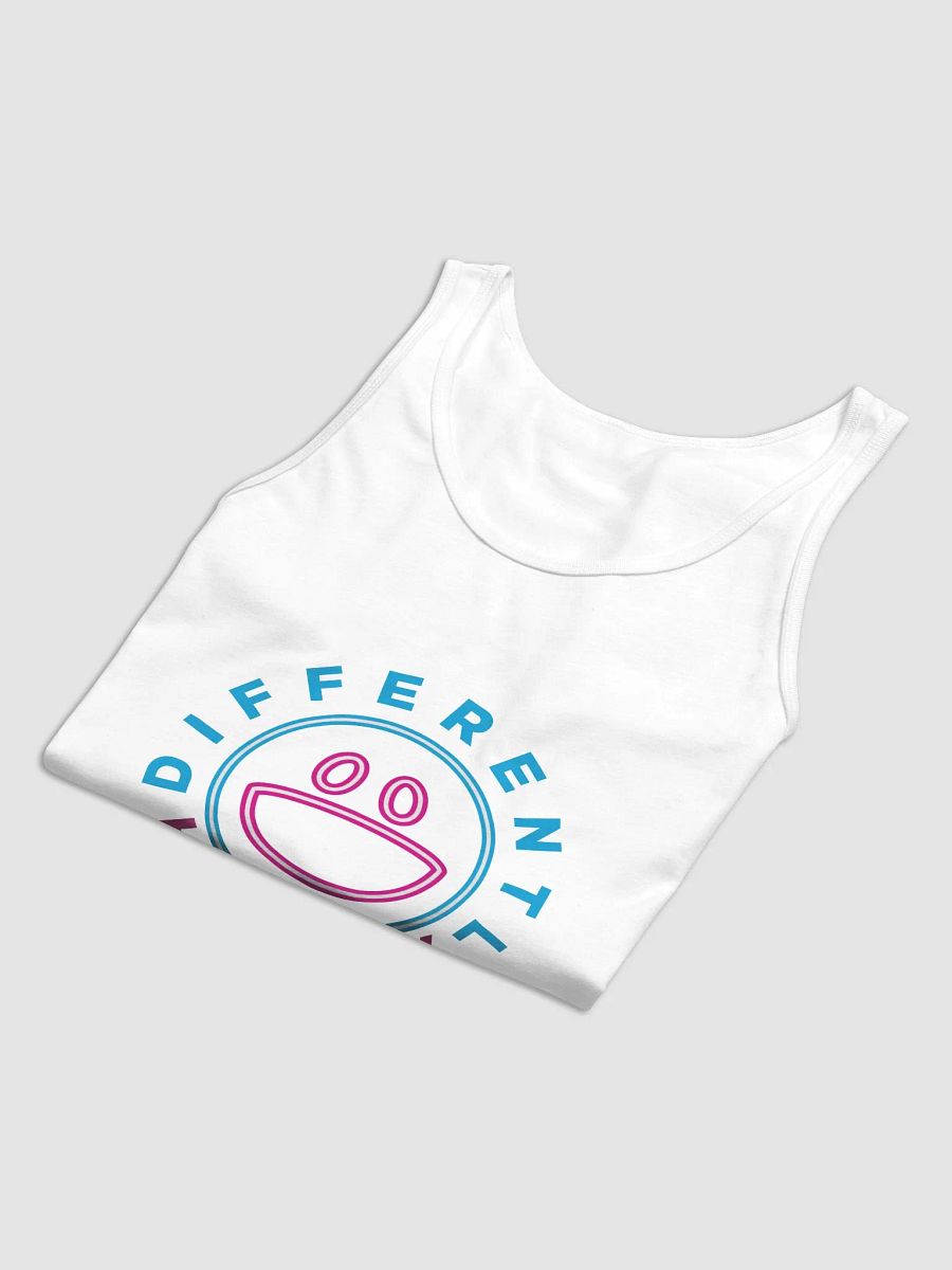 Differently Happy white tank top product image (6)