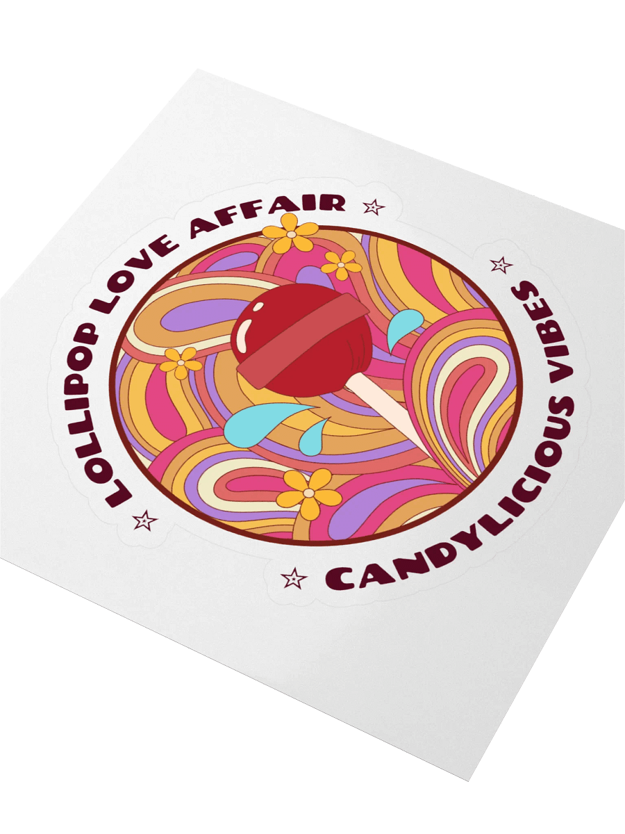 Lollipop Love Affair Kiss Cut Stickers product image (4)