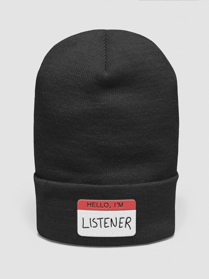 Hello, I'm Listener Beanie product image (2)