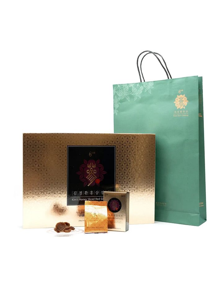 Kim’s Red Ginseng 金正煥蜂蜜紅蔘片（2盒） product image (1)