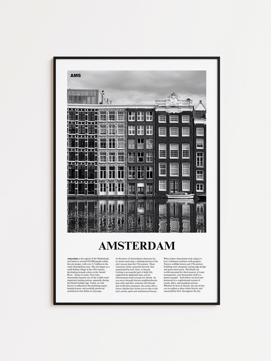 Amsterdam 01 Newspaper Poster product image (1)