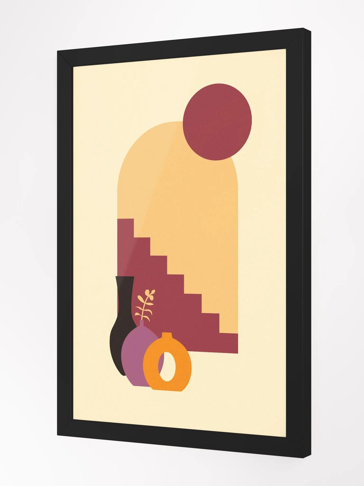 Abstract Vases Framed Matte Poster product image (10)