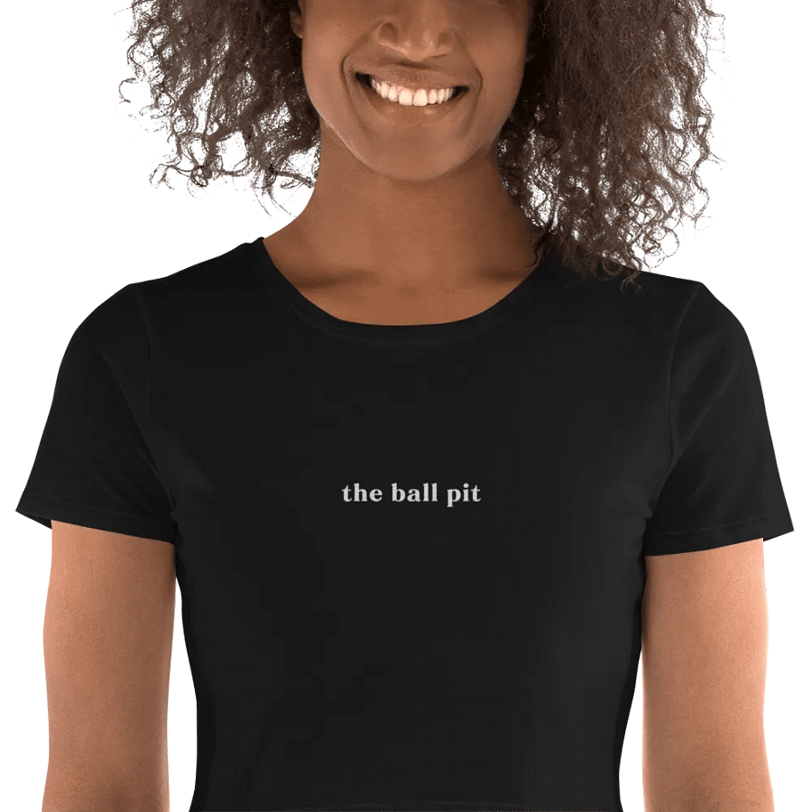 the ball pit - Embroidered Cropped Tee product image (6)