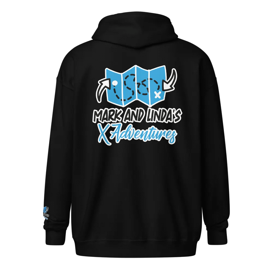 Xplorer's Path Premium Unisex Zip Hoodie Back Design product image (1)