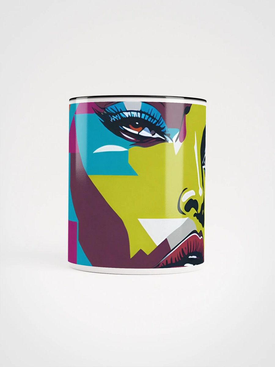 Vibrant Geometric Portrait Ceramic Mug product image (33)