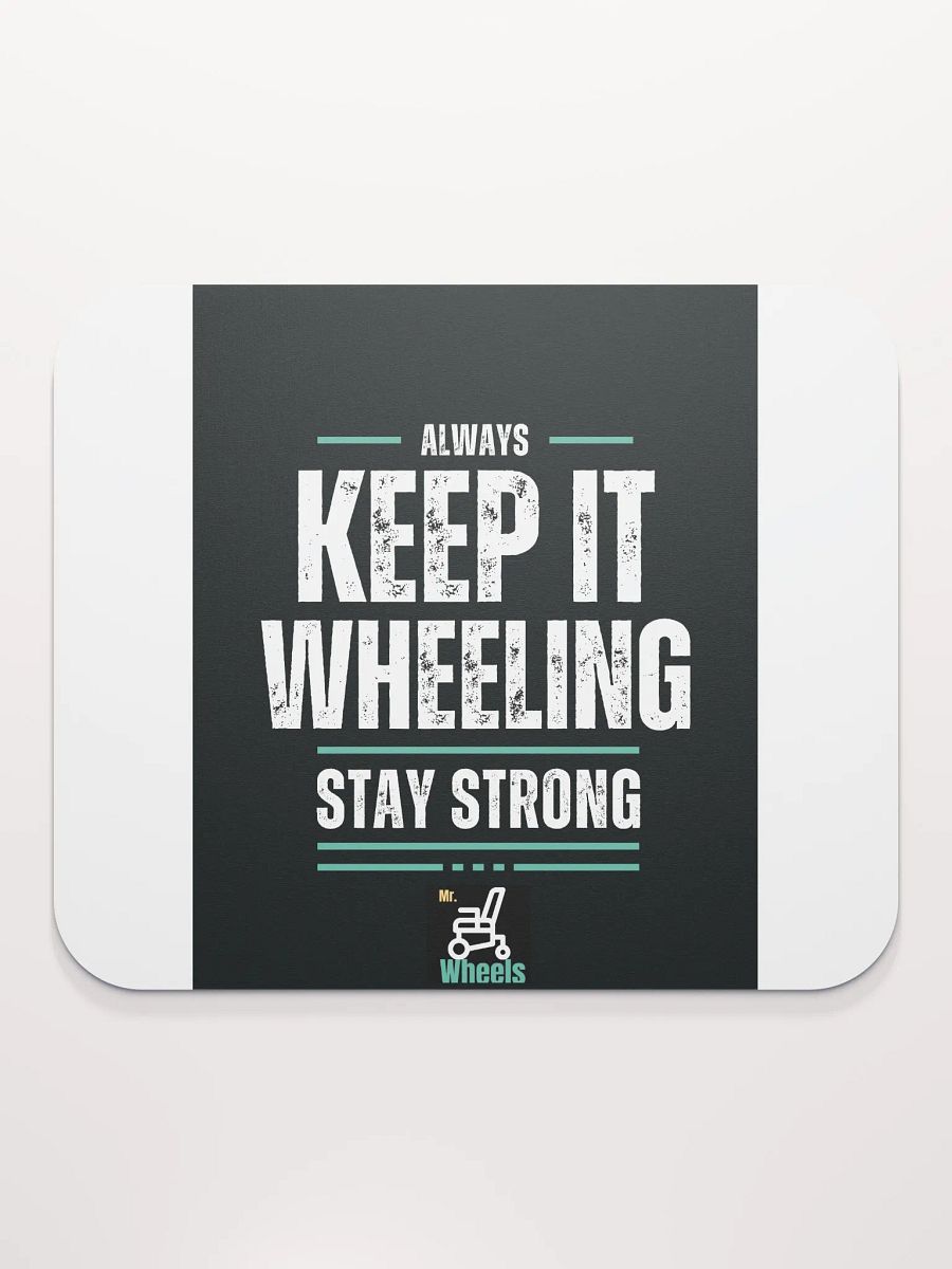 Wheelchair Motivation Mouse Pad product image (2)