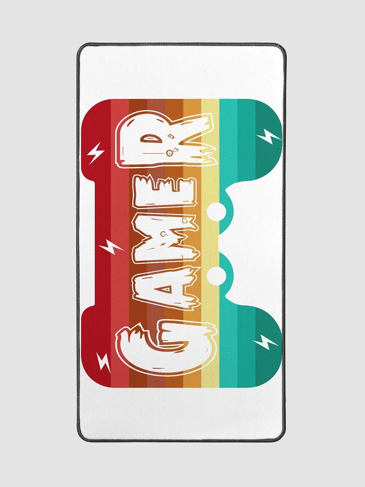 Rainbow Gamer Controller Desk Mat product image (2)