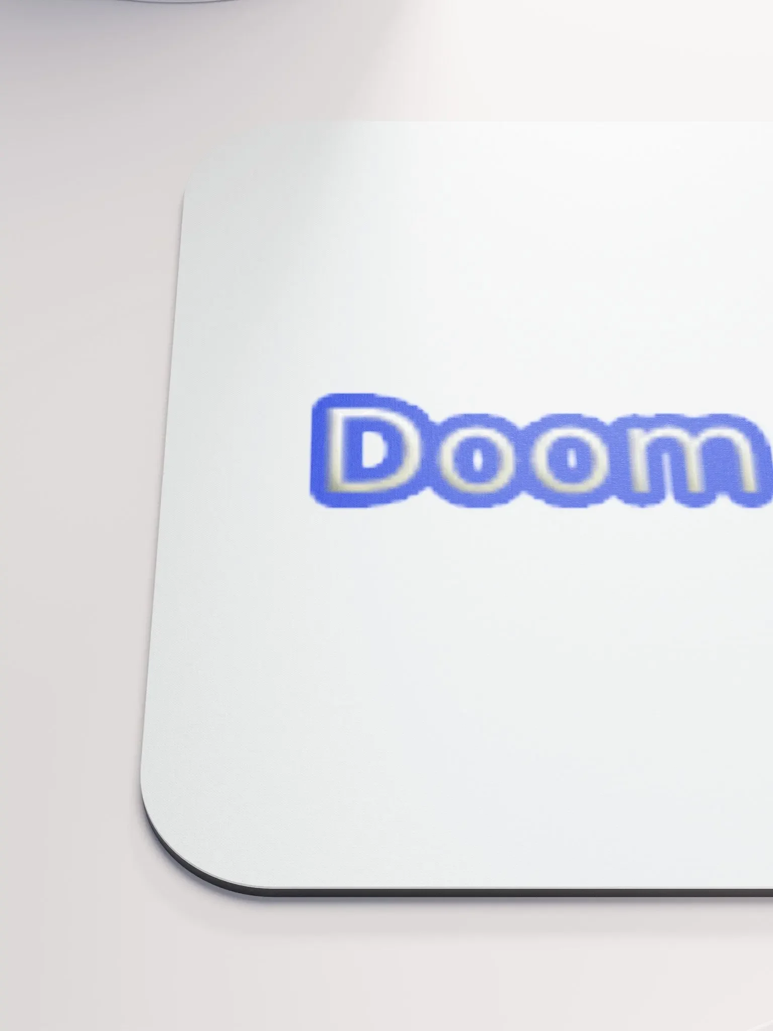 Doom white Gaming Mouse Pad product image (6)