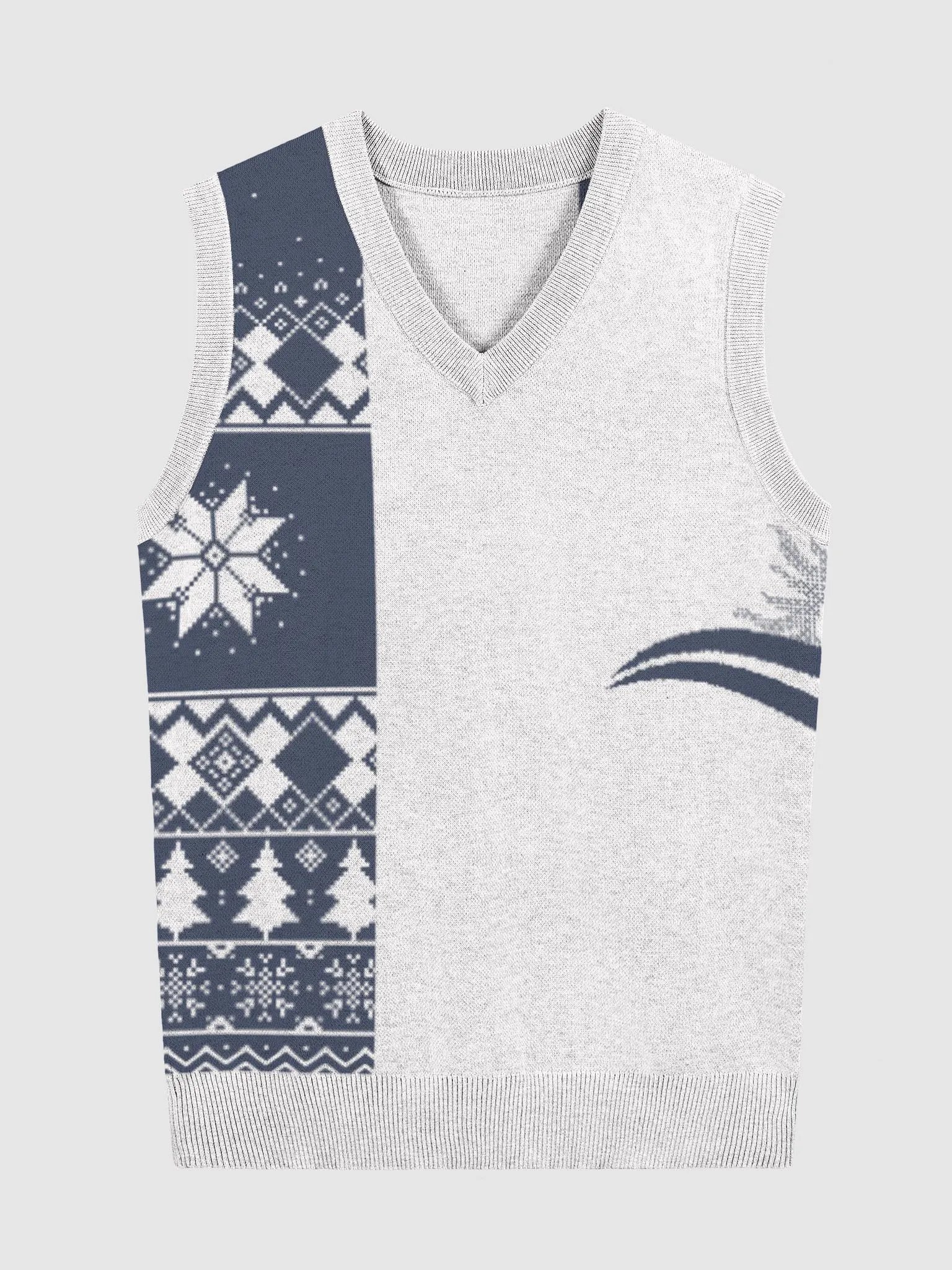 Snowflake Symphony Knitted Vest product image (3)