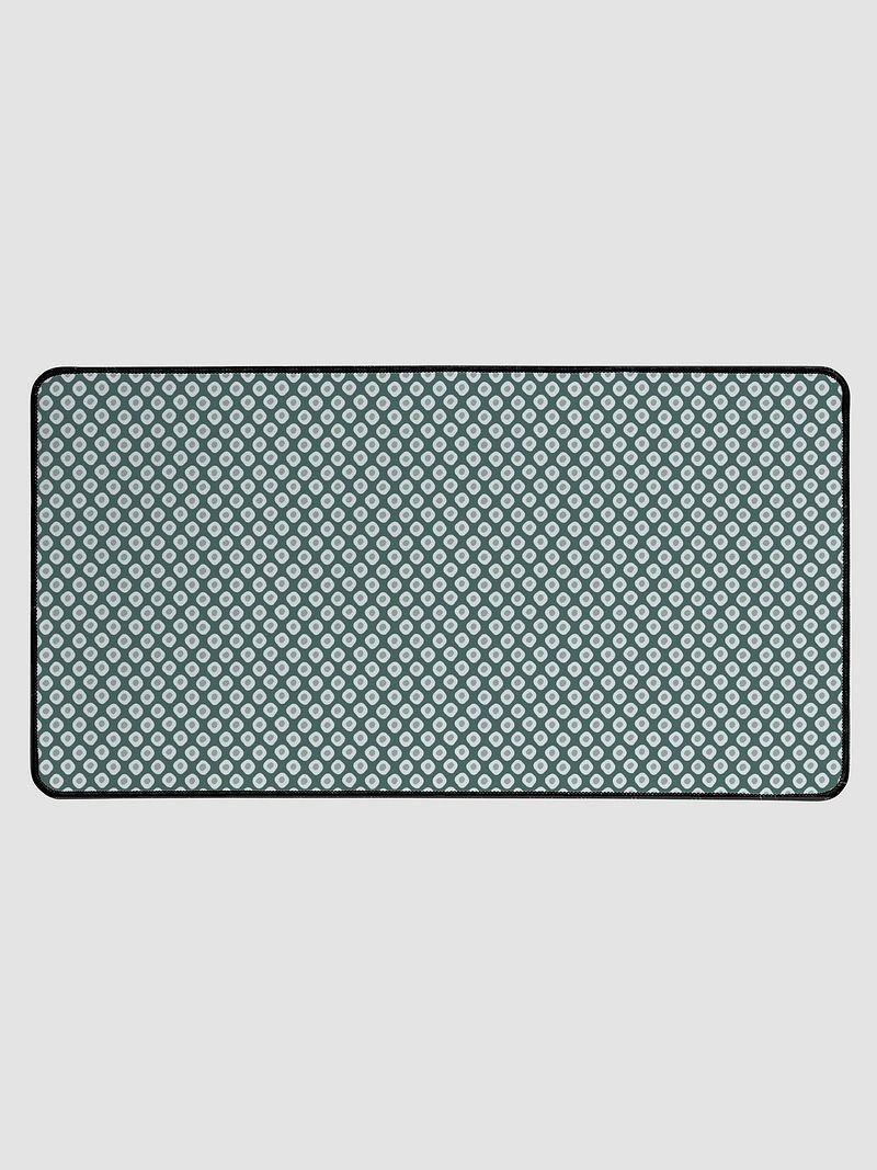 Desk Mat - Japanese Green Kanoko Pattern