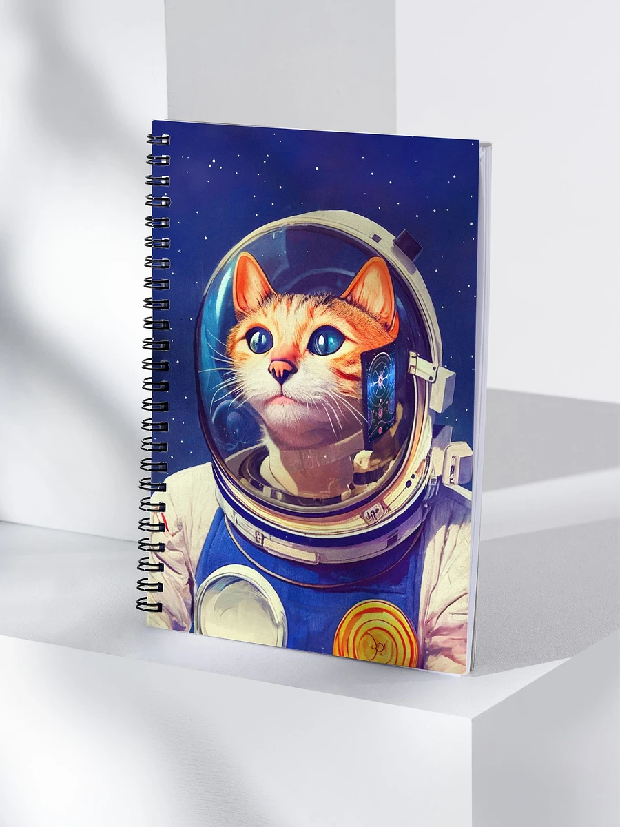 James Tiberius Cat - Astronaut Spiral Notebook product image (4)