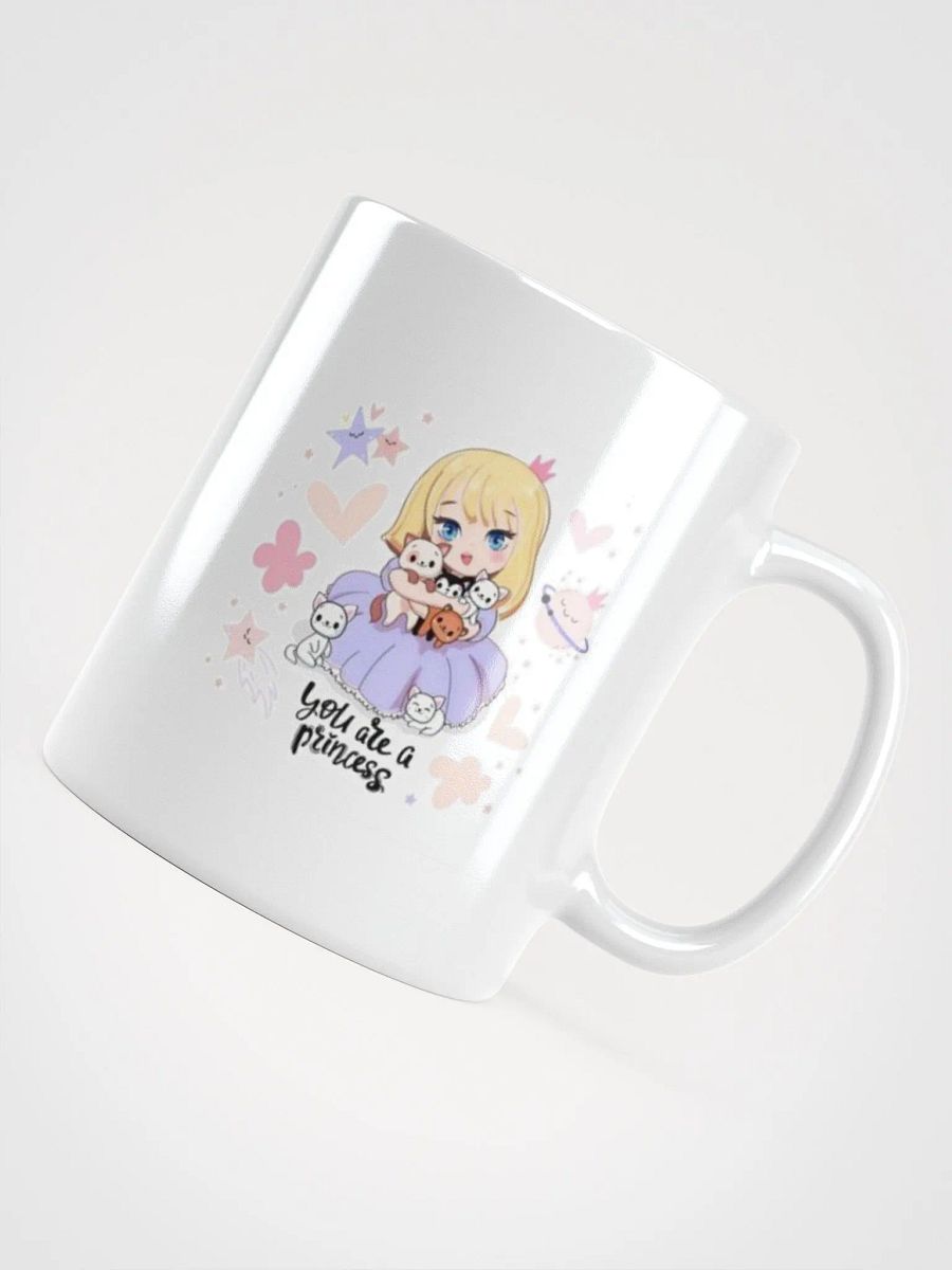 White Glossy Mug Princes product image (12)