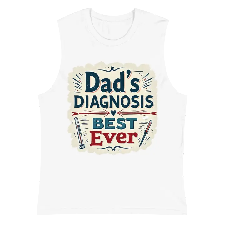 Best Ever Dad's Diagnosis Muscle Tank product image (2)