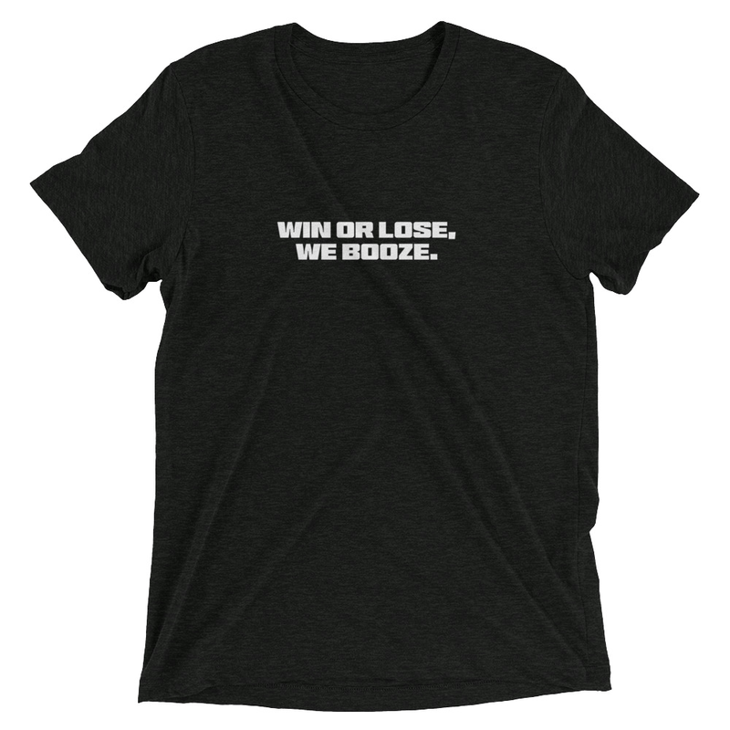 ZAPPERS WIN OR LOSE WE BOOZE T-SHIRT product image (1)