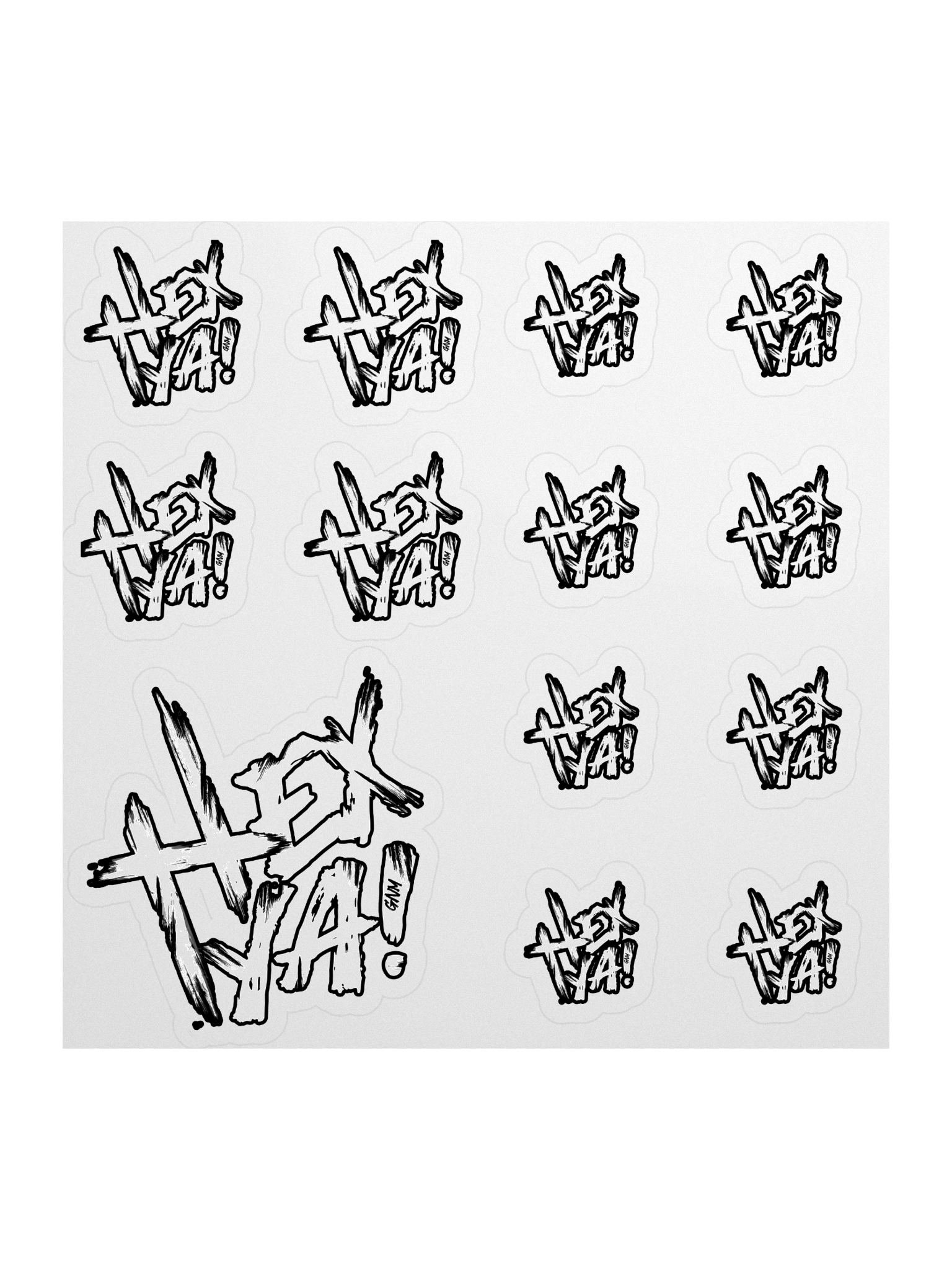 HexYa! Sticker Sheet product image (1)