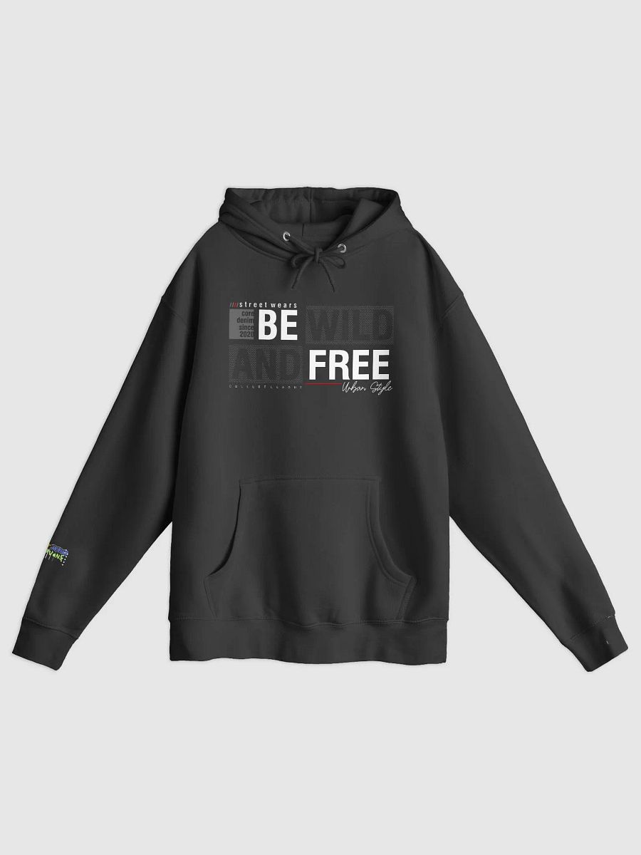 Pullover Hoodie - 'Be Wild and Free' Design product image (1)