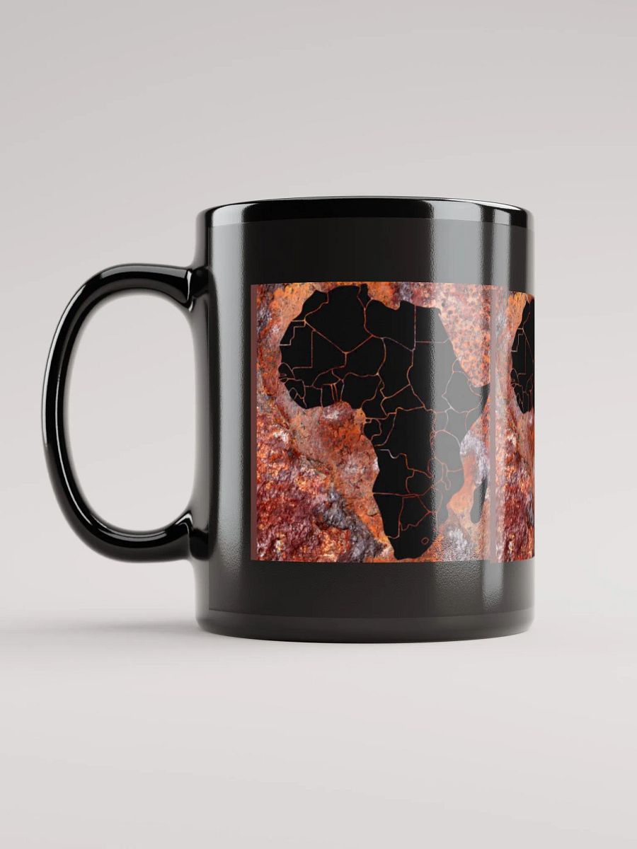 African Continent Black Glossy Mug product image (12)