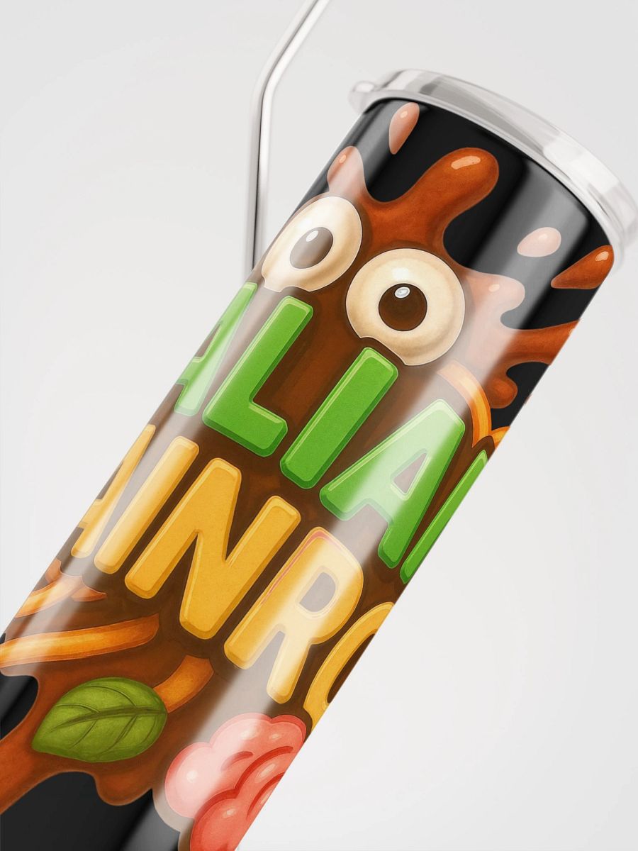 Italian Brainrot Logo Stainless Steel Tumbler product image (4)