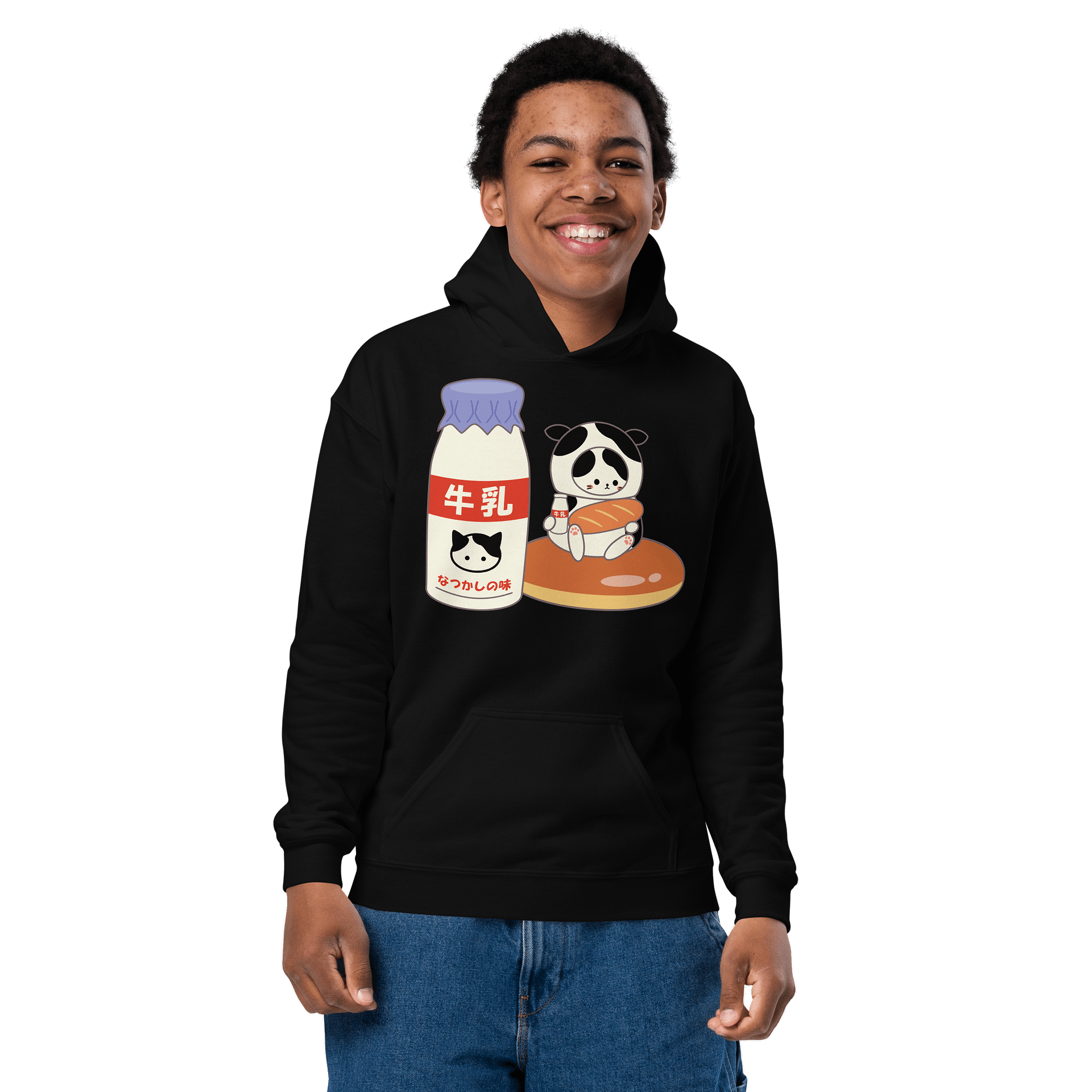 Milk Cat - Unisex Youth Hoodie product image (7)