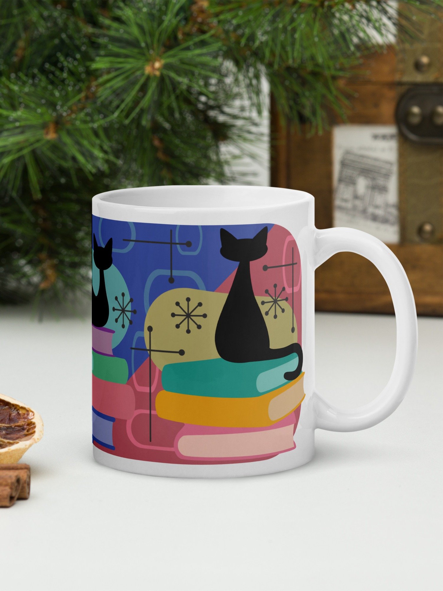Books and Cats 11 oz Mug product image (1)