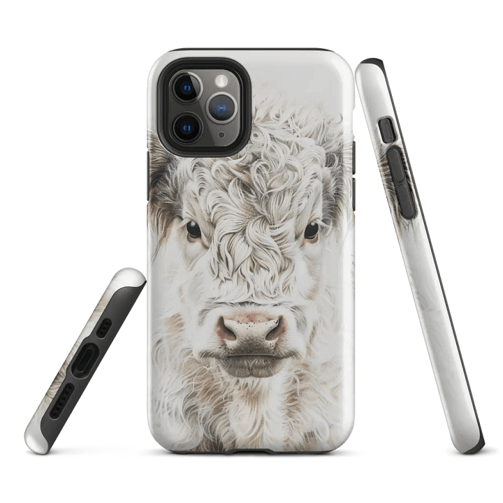 Fluffy Cow iPhone® Tough Case product image (2)