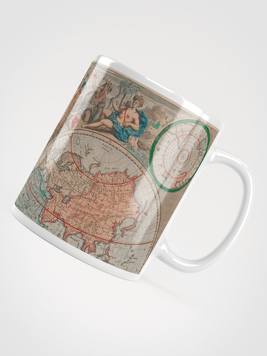 Antique World Map White Glossy Mug product image (4)