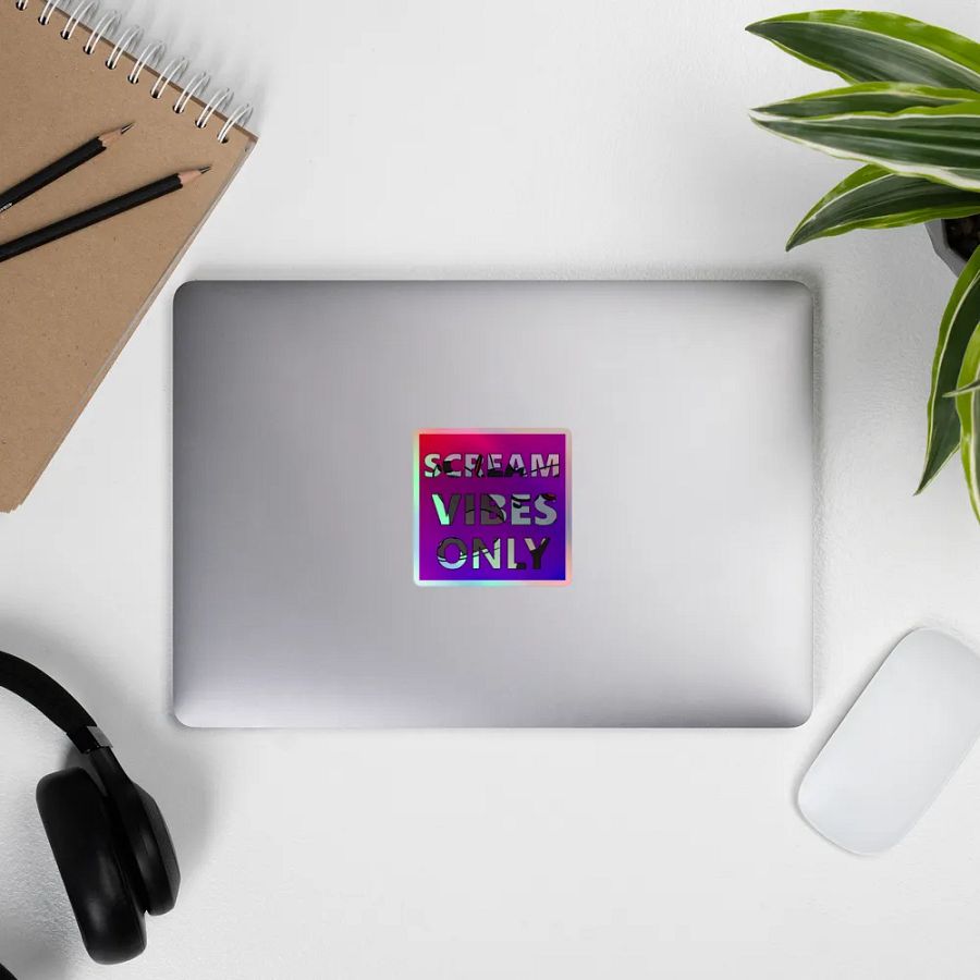 Scream Vibes Only Holo Stickers product image (9)