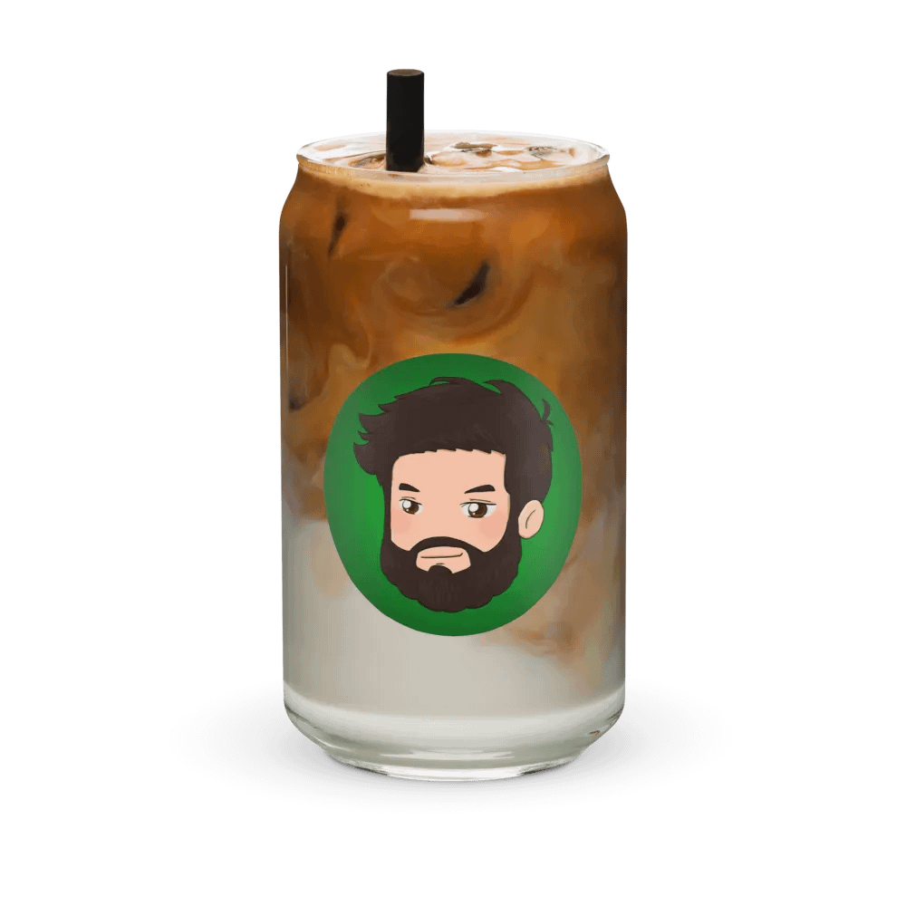 Trunks Green Can Shaped Glass product image (6)