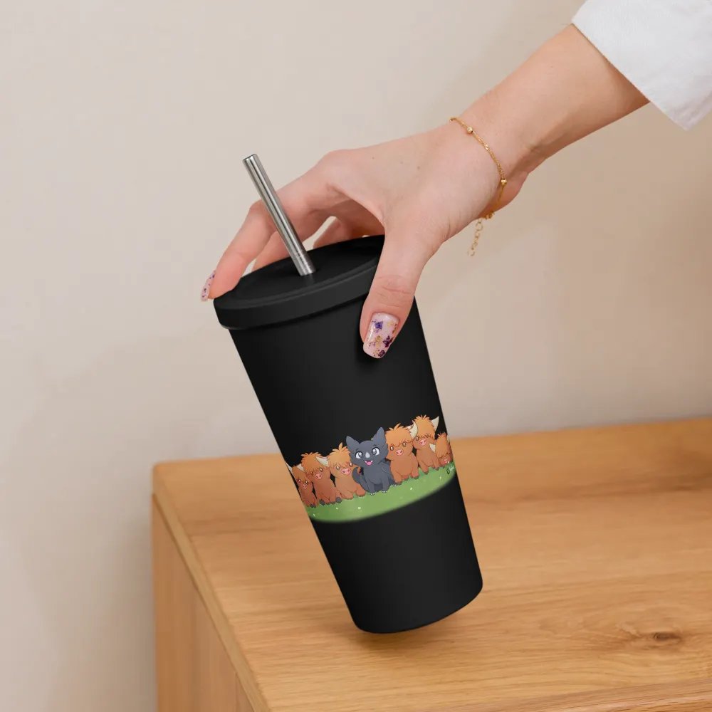 Highland tumbler with straw product image (7)