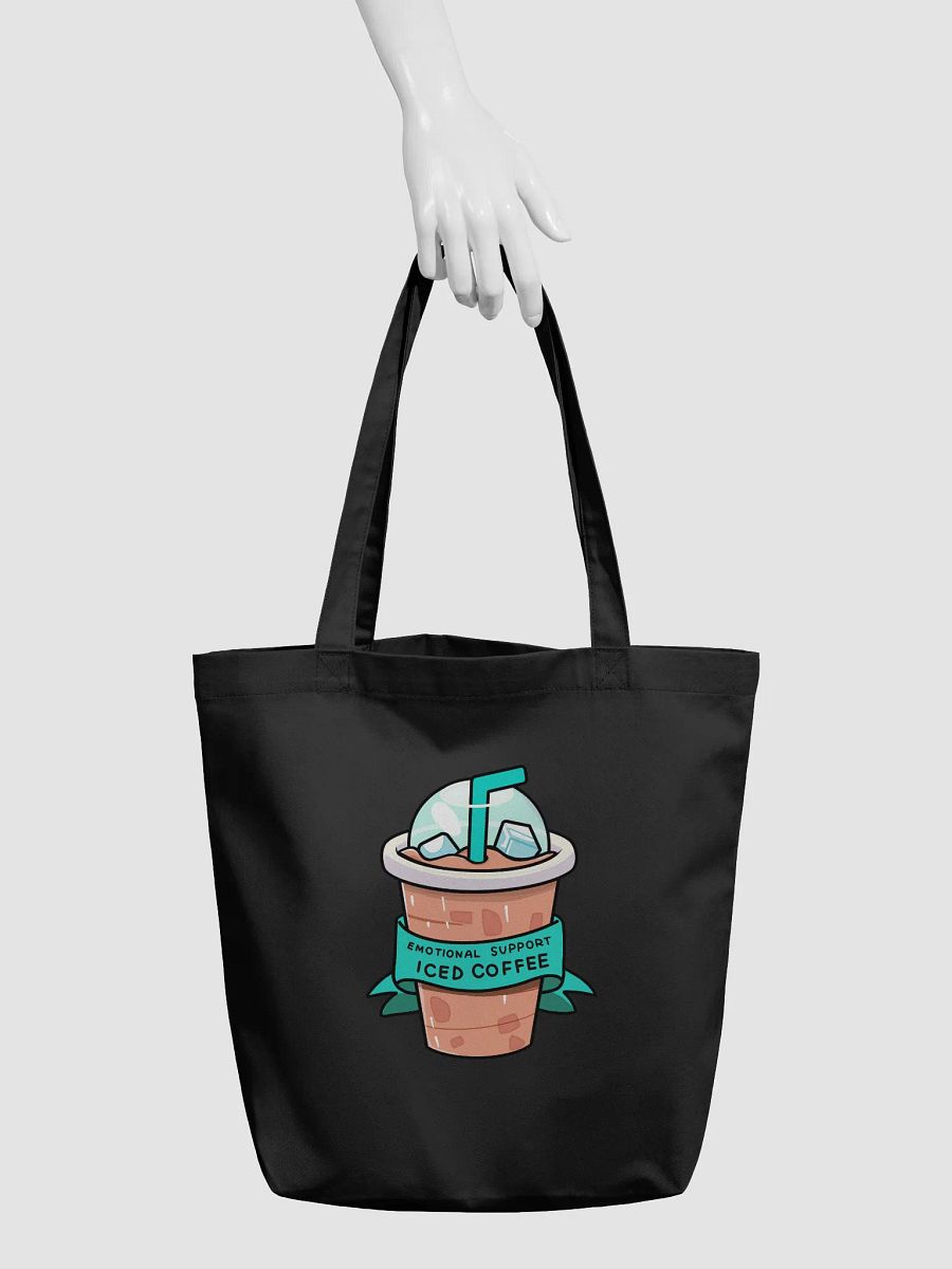 Emotional Support Iced Coffee Eco Tote Bag product image (6)