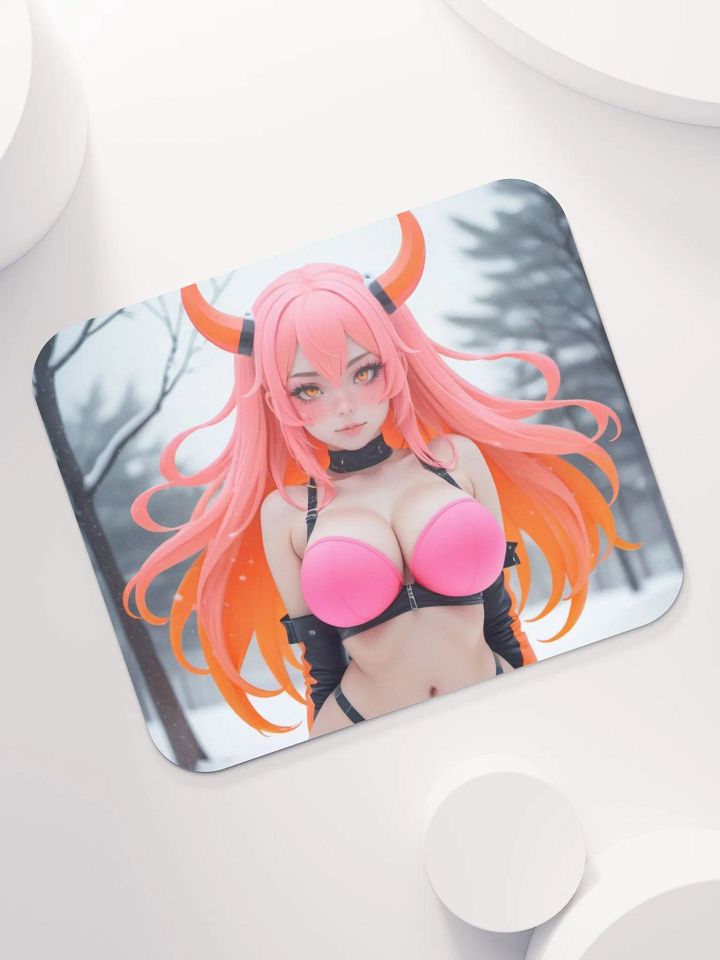 Mystical Horned Maiden Mouse Pad product image (1)