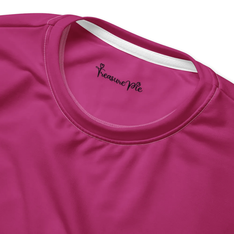 Plain Medium Plum Pink Light Summer Unisex Recycled Polyester Heavyweight Premium Sweatshirt by Treasure Pie product image (5)