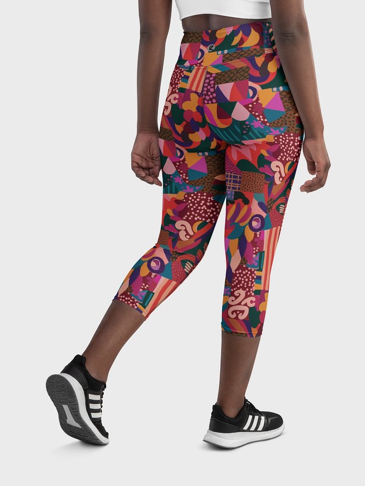 Capri Leggings "Abstract African Ethnic Pattern" Printed product image (2)