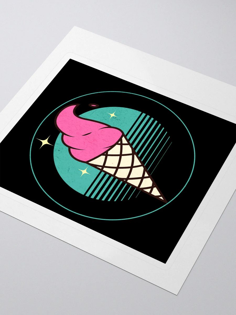 Vintage Ice Cream Cone Stickers product image (3)