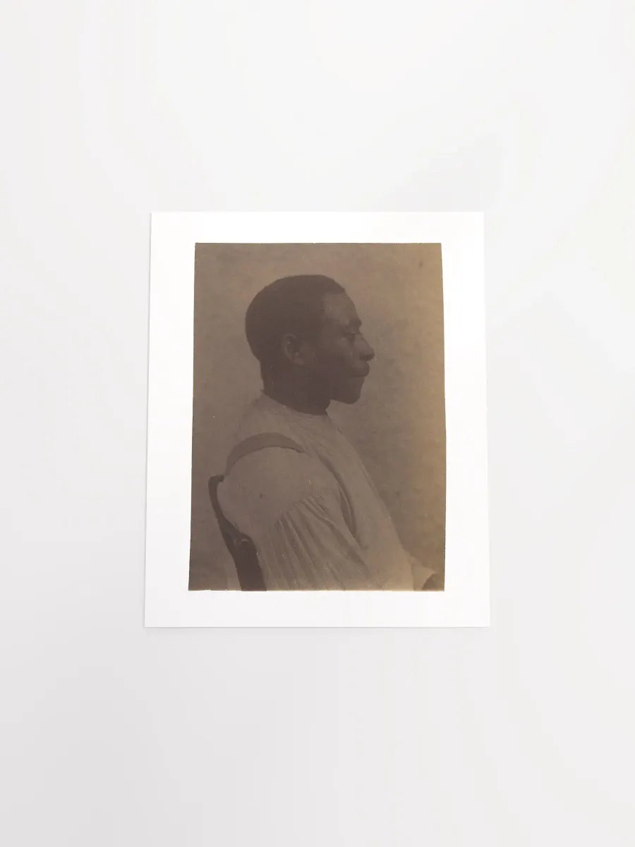 Profile of a Seated African American Man by Thomas Eakins (c. 1884) - Print product image (4)