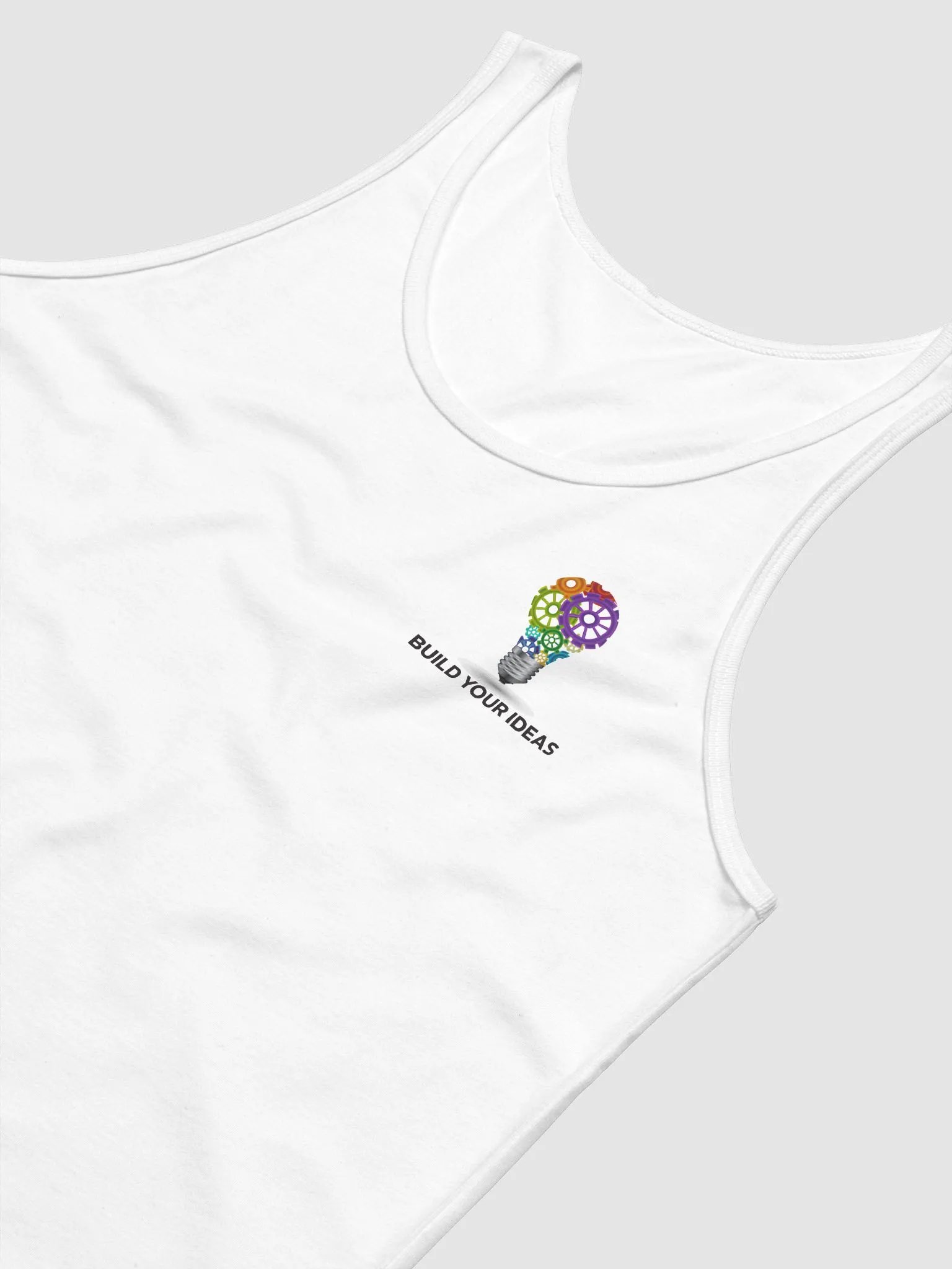 Copy of Build Your Ideas Tank Top Crisp White product image (6)
