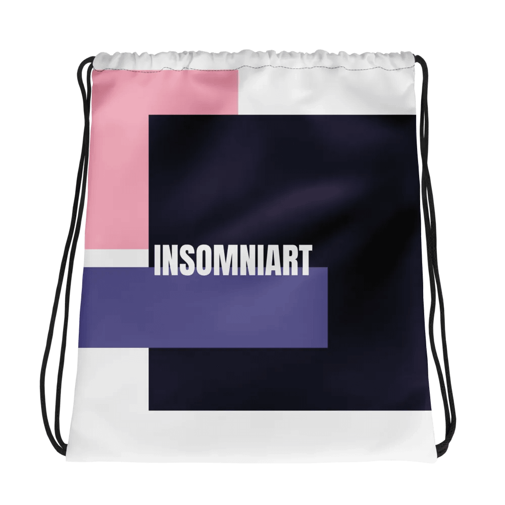 INSOMNIART All-Over Drawstring Bag product image (1)