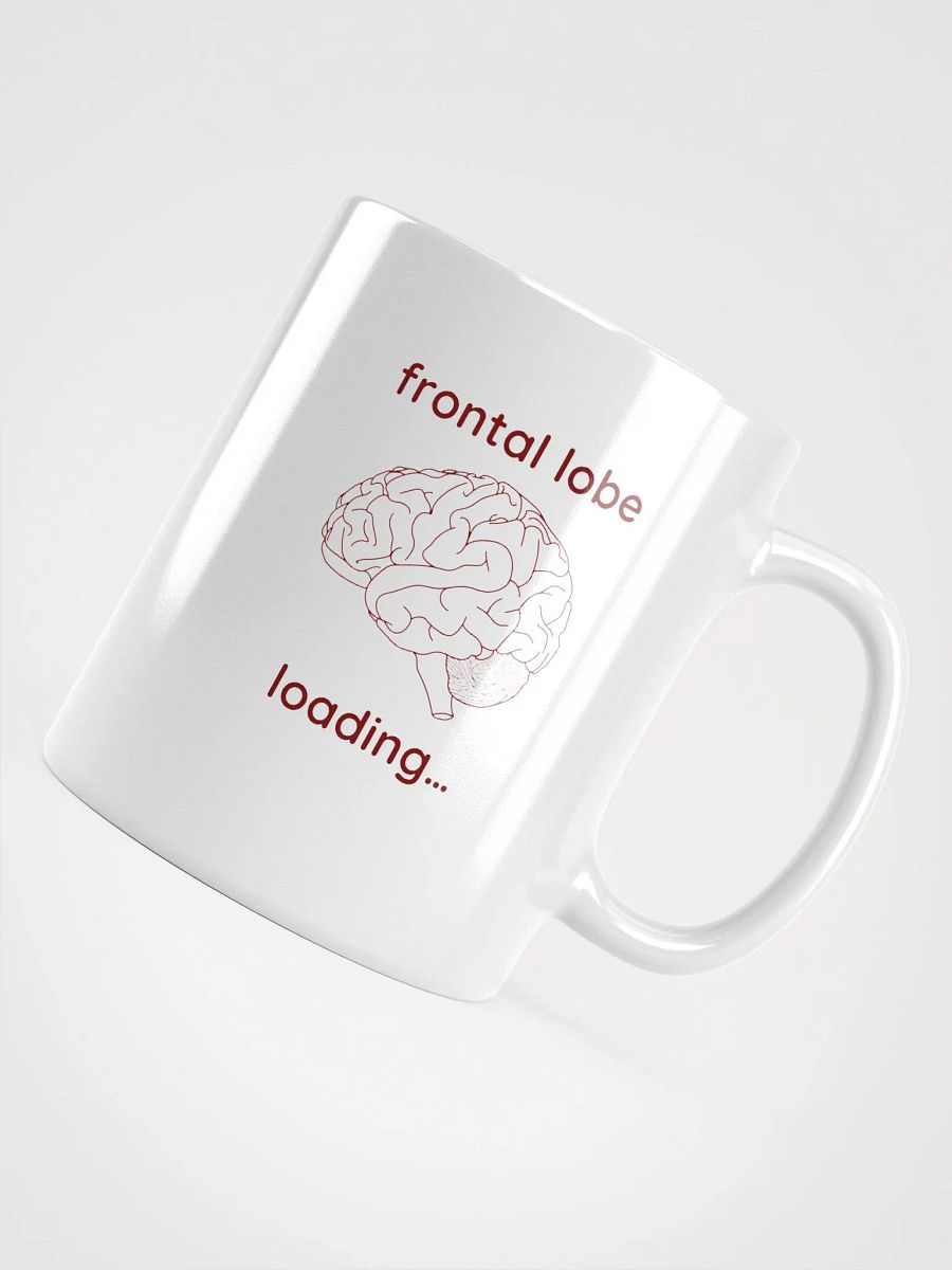 frontal lobe loading... mug (burgundy) product image (11)